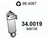 OPEL 24410080 Catalytic Converter